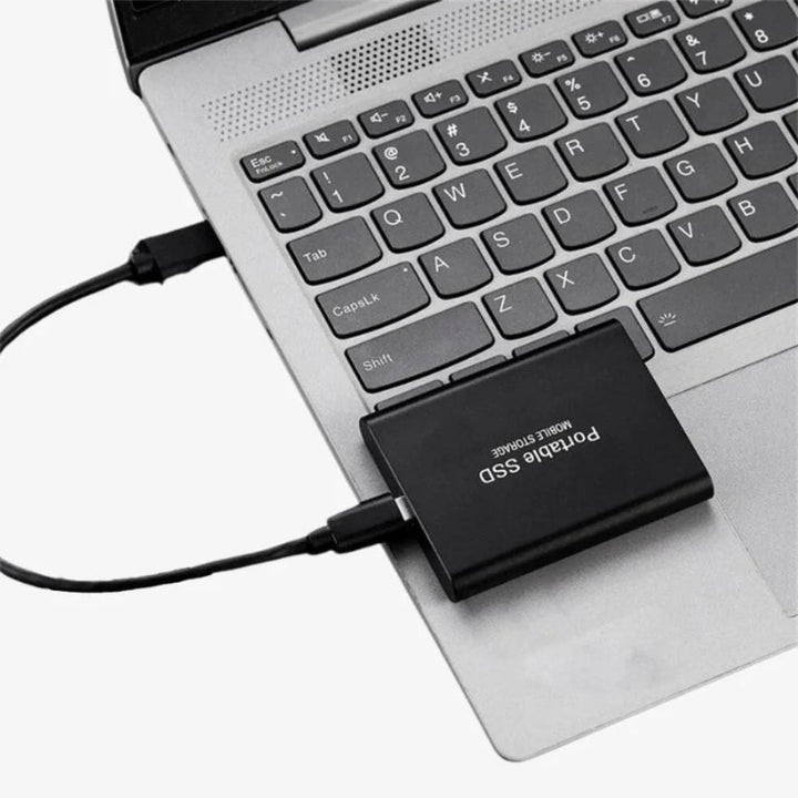 Portable External SSD 512GB 1050 MB/s – USB-C, Fast Transfer & Reliable Storage, for Backup & Gaming