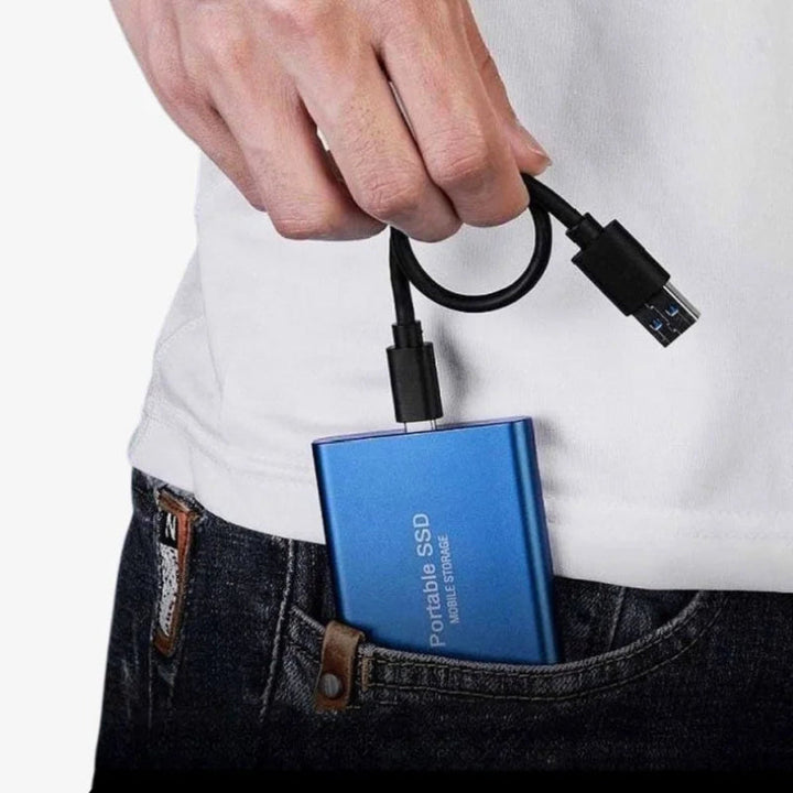 Portable External SSD 512GB 1050 MB/s – USB-C, Fast Transfer & Reliable Storage, for Backup & Gaming