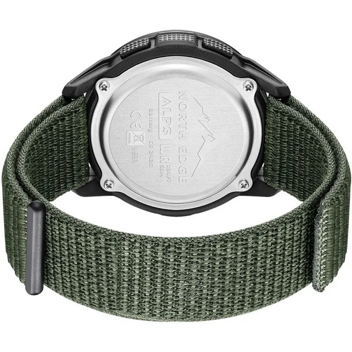 Men's Digital Outdoor Watch Water-Resistant Carbon Fibre Sports