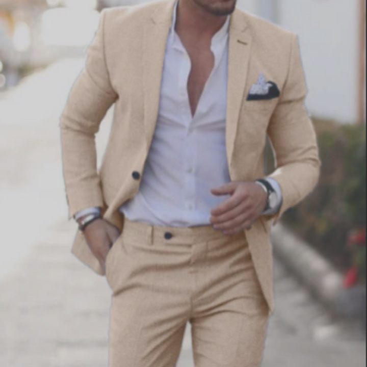 Leon | Men's Slim Fit Tailored Two Piece Suit
