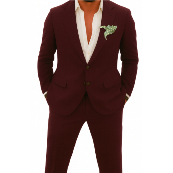 Adrian | Men's Tailored Linen Two Piece Suit Set