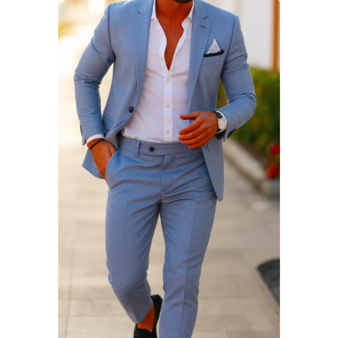 Leon | Men's Slim Fit Tailored Two Piece Suit
