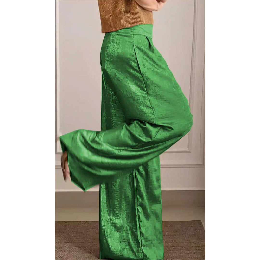 Aurora | Women's Knit Top And Wide Leg Co-Ord Set