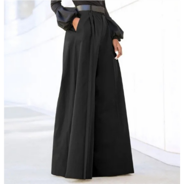 Elina | Women's High-Waist Flowing Palazzo Pants