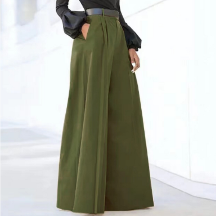 Elina | Women's High-Waist Flowing Palazzo Pants
