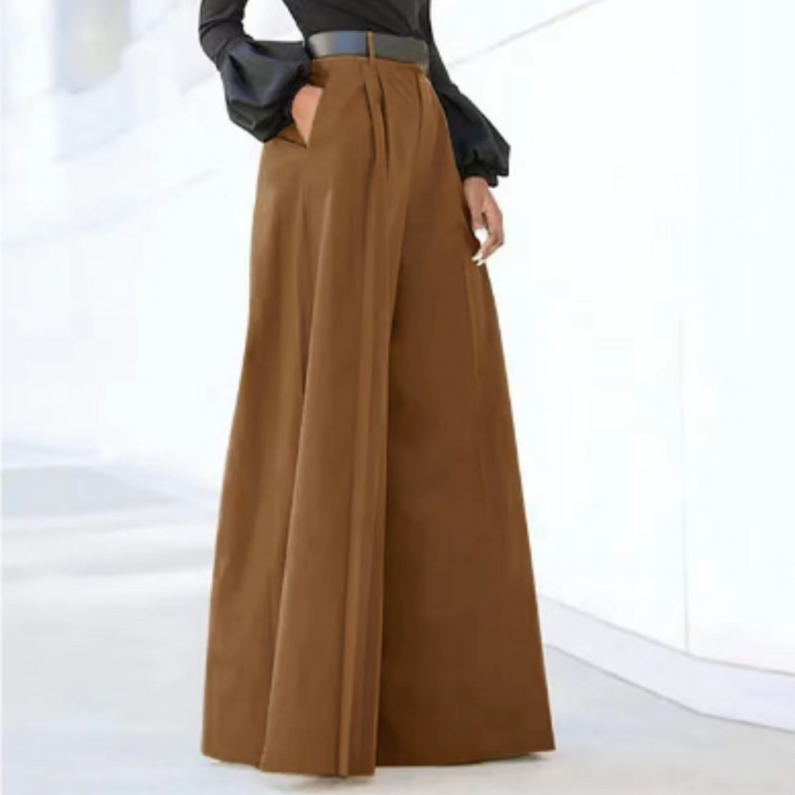Elina | Women's High-Waist Flowing Palazzo Pants
