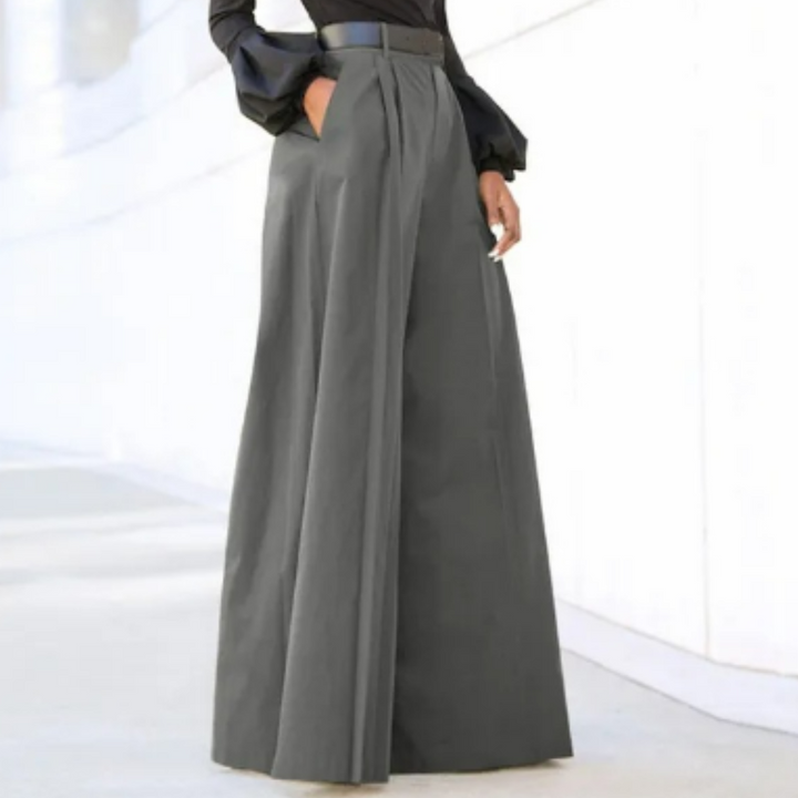 Elina | Women's High-Waist Flowing Palazzo Pants