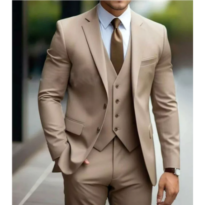 Adrian | Men's Tailored Slim-Fit Three-Piece Suit