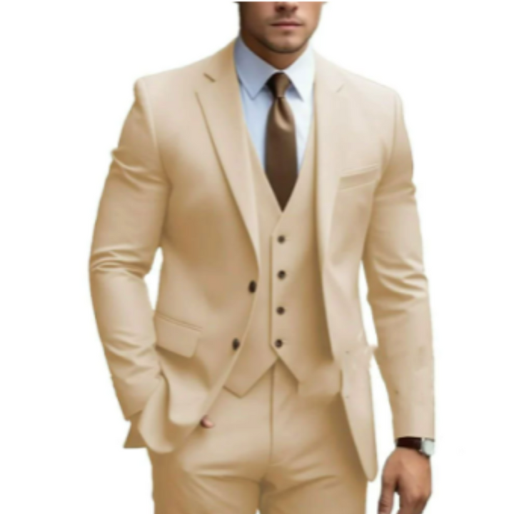 Dominic | Men's Slim Fit Three-Piece Suit