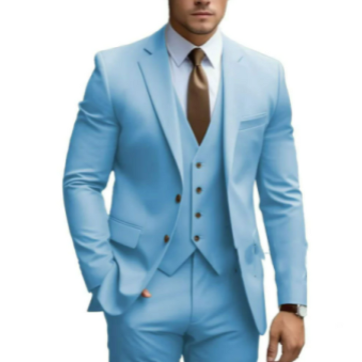 Dominic | Men's Slim Fit Three-Piece Suit