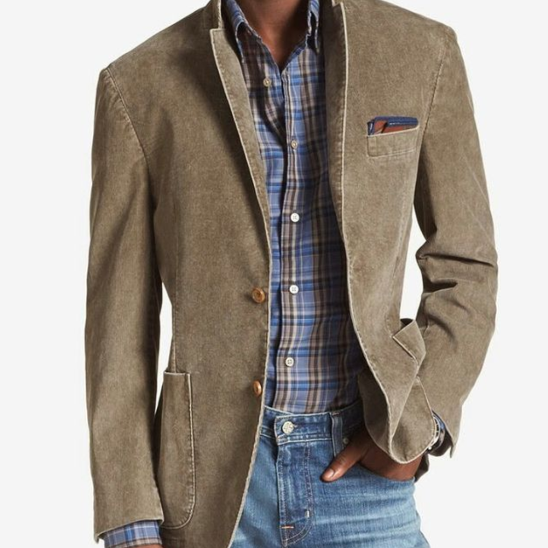 Theo | Men's Slim Fit Corduroy Blazer Jacket
