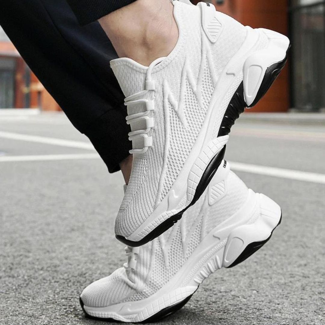 Axel | Men's Knit Chunky Sole Casual Sneakers