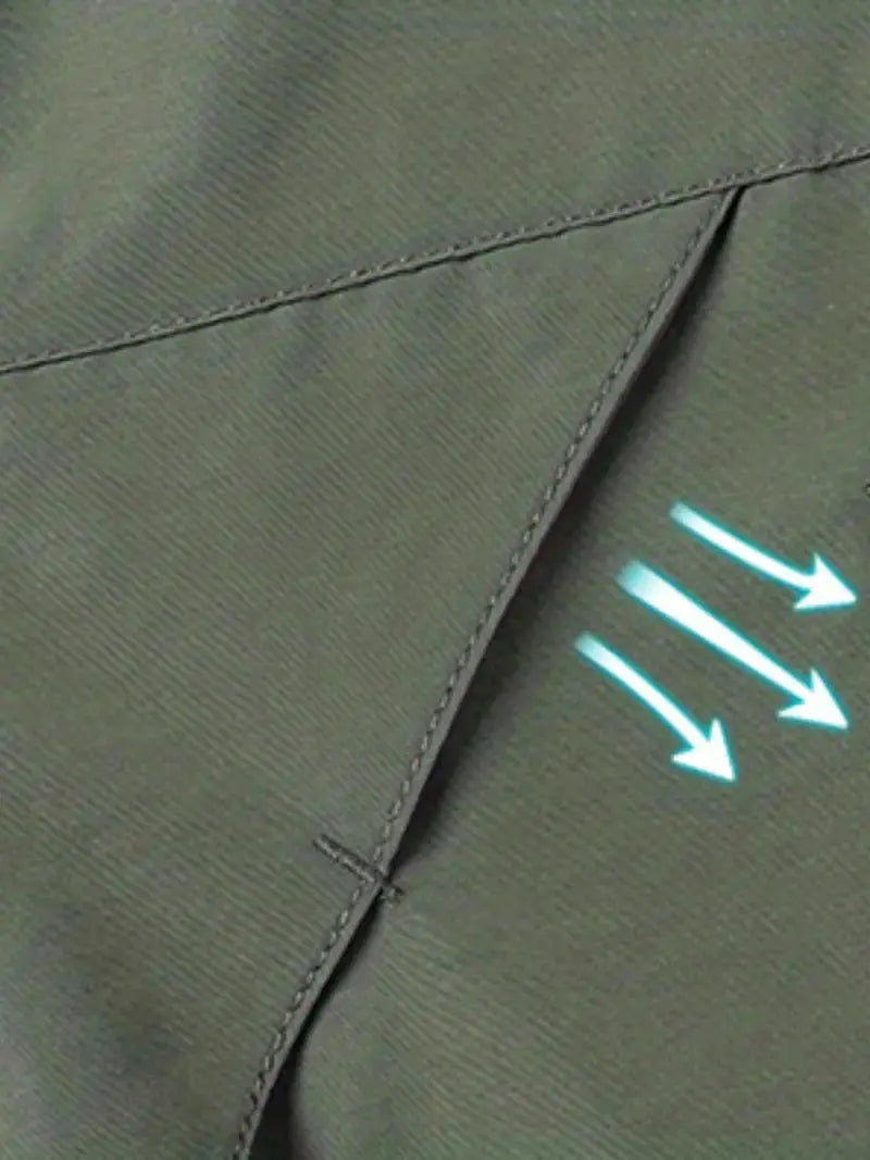 Men's Waterproof Wind-Resistant Jacket Breathable Outdoor Spring Coat