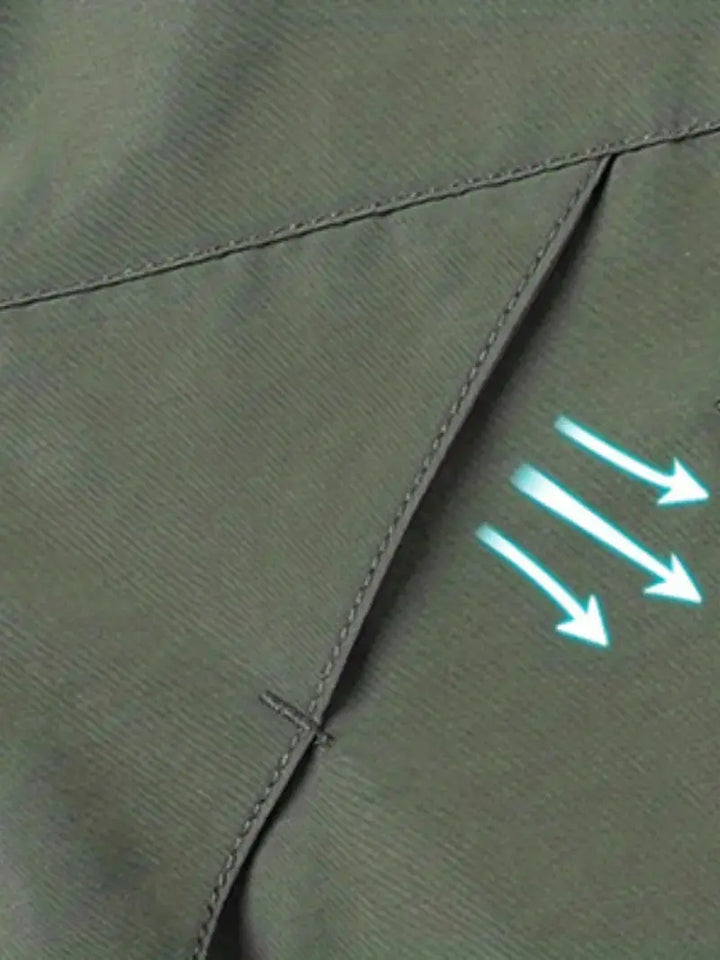 Men's Waterproof Wind-Resistant Jacket Breathable Outdoor Spring Coat
