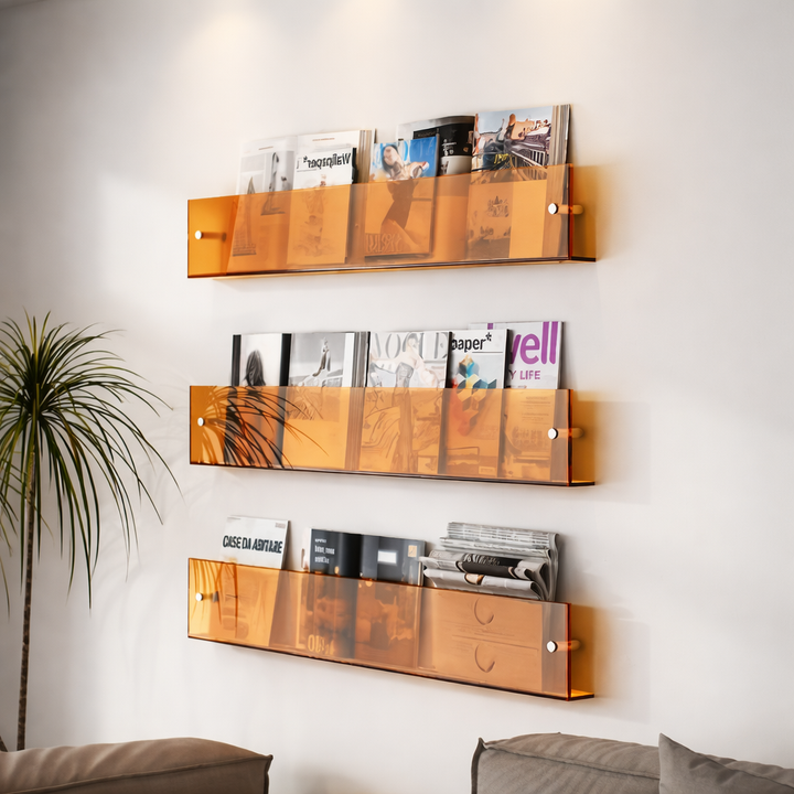 Wall Shelf Frame Bookshelf Wall Decor – Space-Saving, Modern Design & Easy Install for Living Room