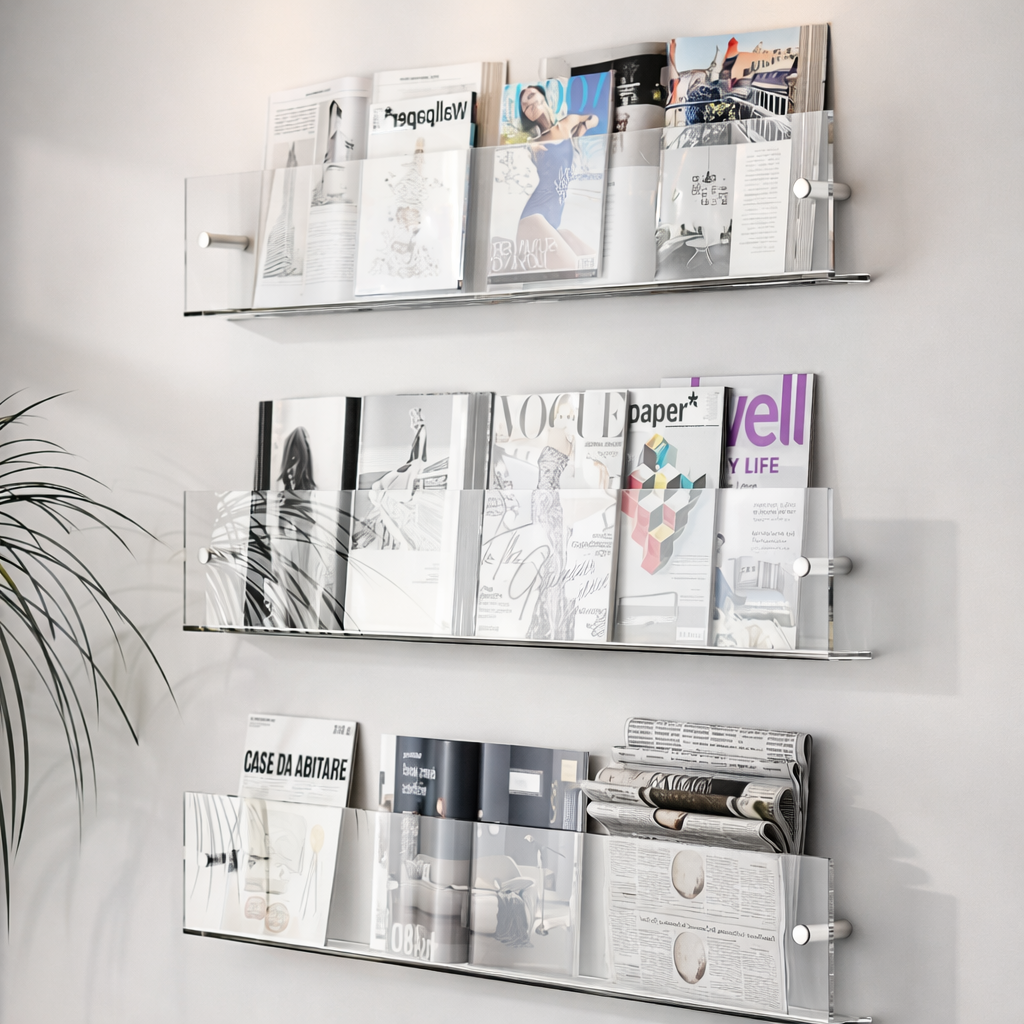 Wall Shelf Frame Bookshelf Wall Decor – Space-Saving, Modern Design & Easy Install for Living Room