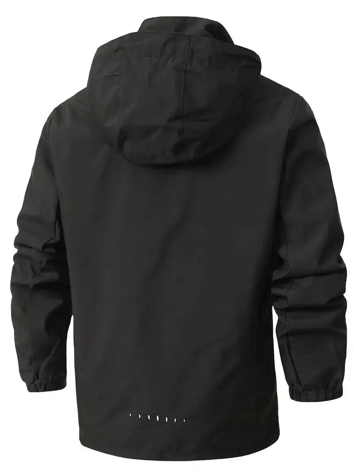 Unisex Waterproof Wind-Resistant Jacket Lightweight Outdoor Raincoat