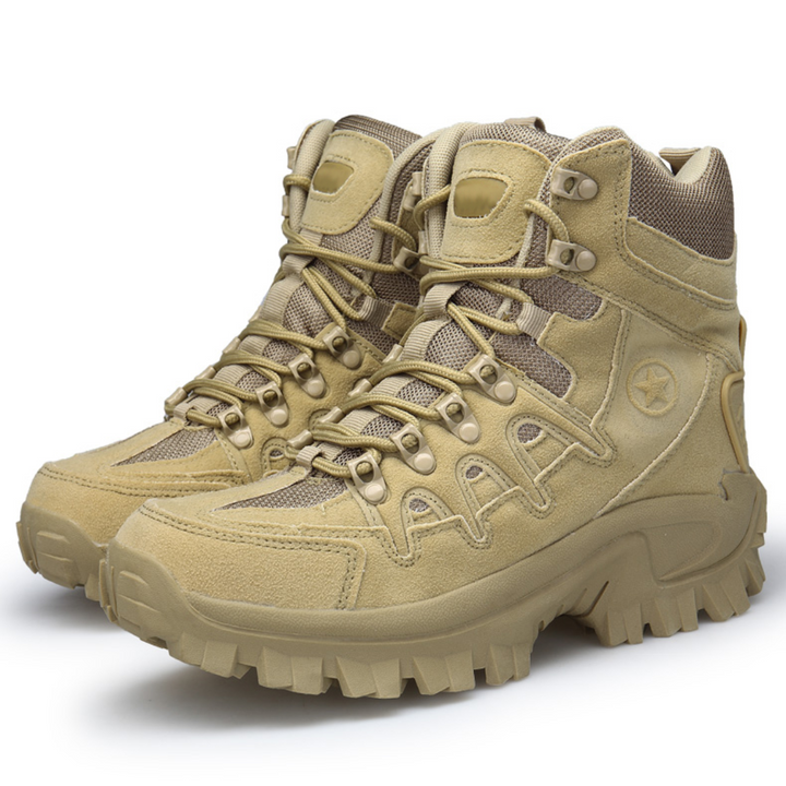 Men's Weather-Resistant Outdoor Boots Lightweight Tactical Hiking Shoes