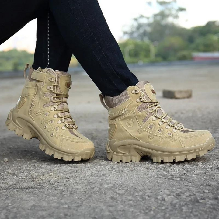 Men's Weather-Resistant Outdoor Boots Lightweight Tactical Hiking Shoes