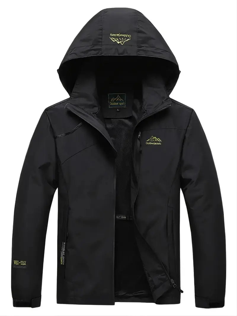Waterproof Wind-Resistant Outdoor Jacket Breathable Mid Season Coat