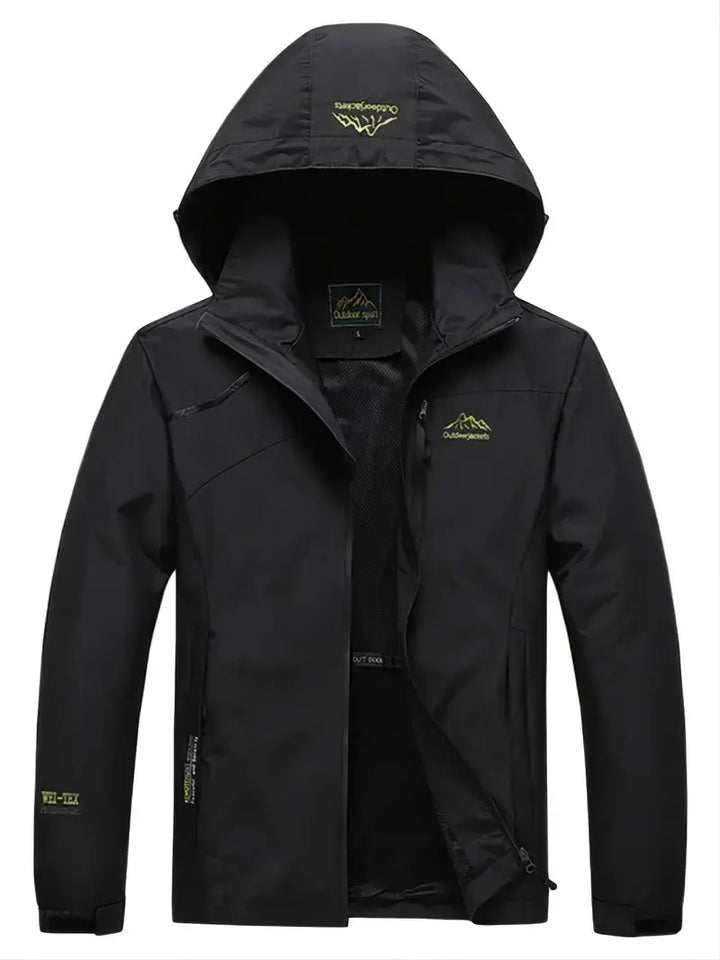 Waterproof Wind-Resistant Outdoor Jacket Breathable Mid Season Coat