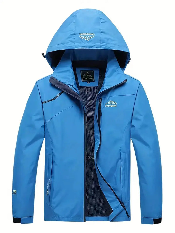 Waterproof Wind-Resistant Outdoor Jacket Breathable Mid Season Coat