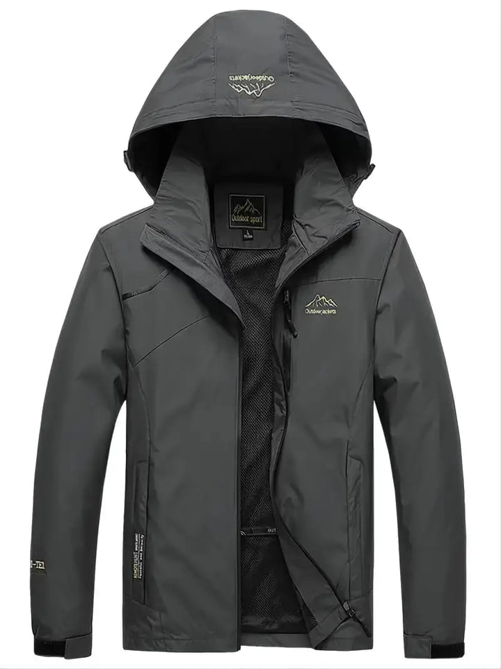 Waterproof Wind-Resistant Outdoor Jacket Breathable Mid Season Coat