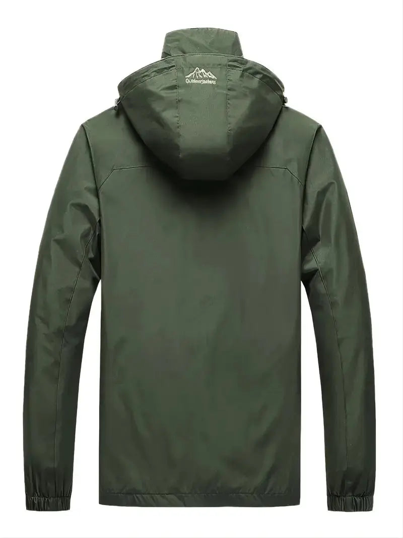 Waterproof Wind-Resistant Outdoor Jacket Breathable Mid Season Coat