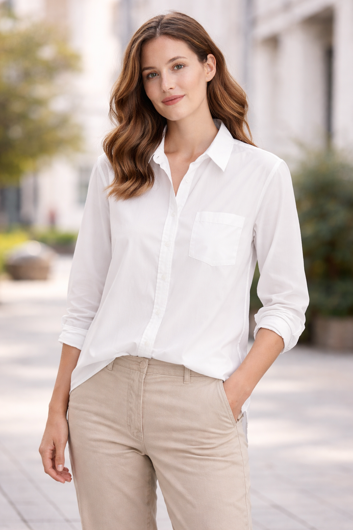 Olivia | Women's Relaxed Fit Button Front Casual Shirt