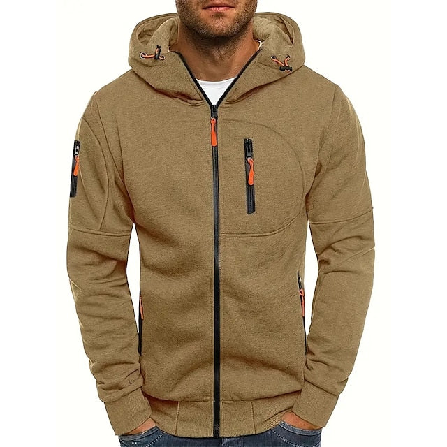 Logan | Men's Zip-Up Hooded Sweatshirt