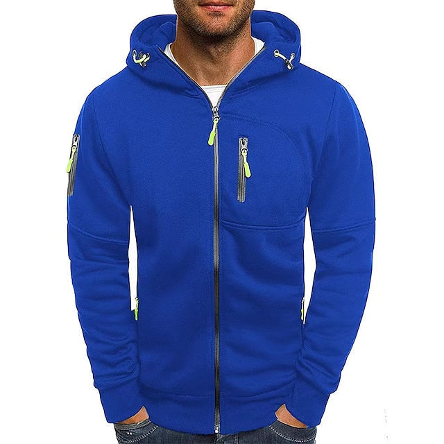 Logan | Men's Zip-Up Hooded Sweatshirt
