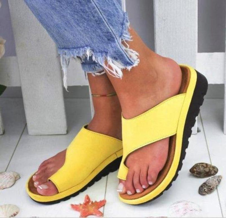 Lunara | Women's Cross-Strap Open Toe Flat Sandals