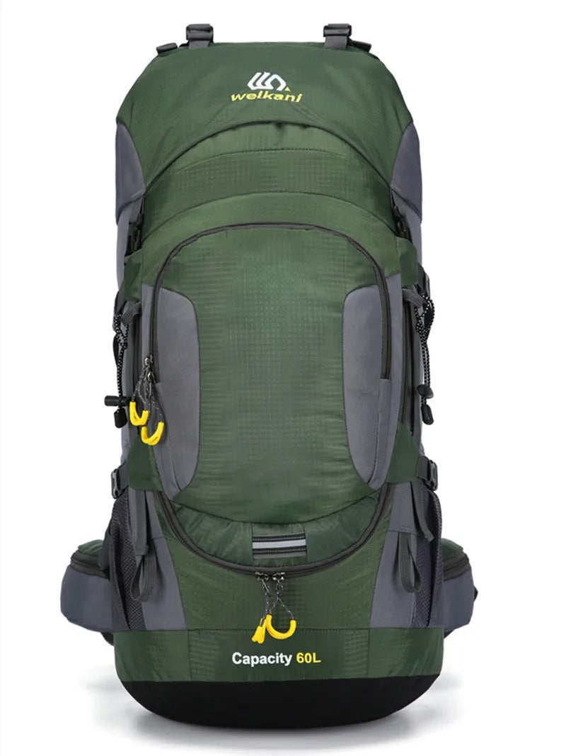 60-Litre Waterproof Hiking Backpack High-Capacity Outdoor Travel Pack