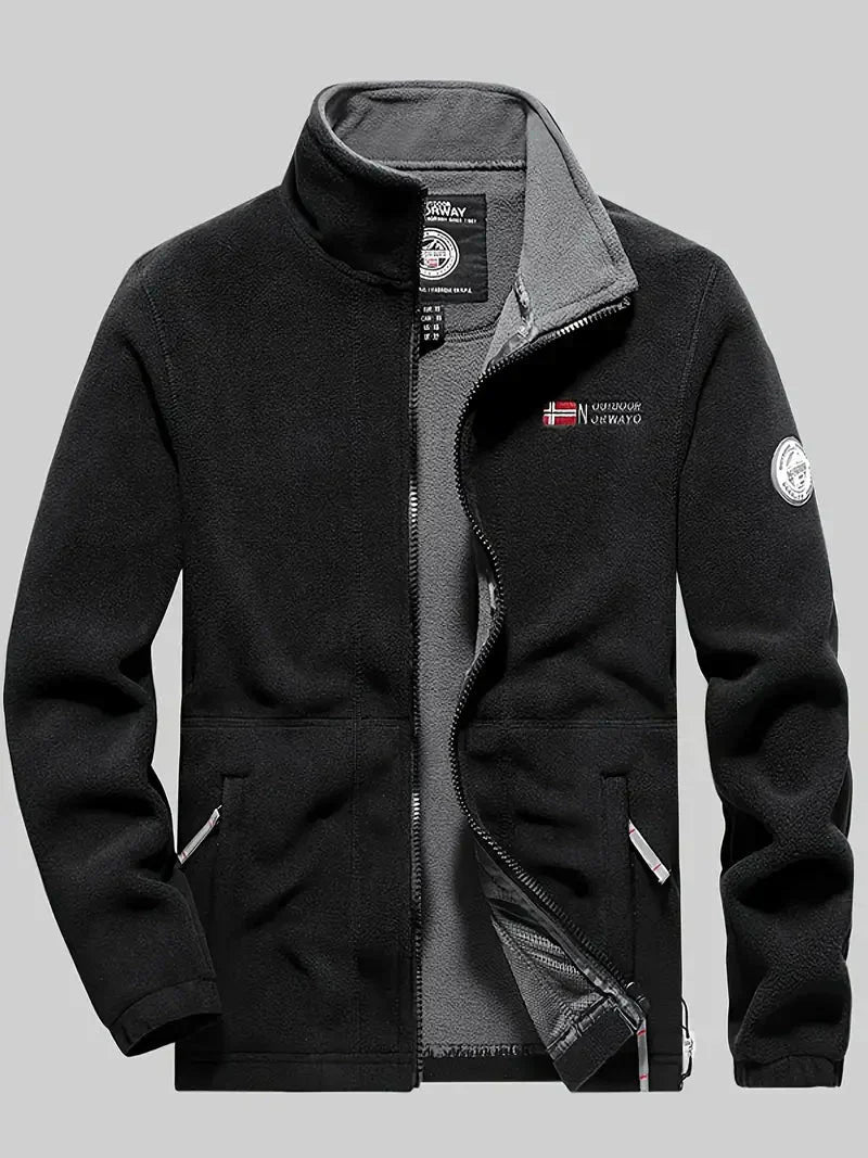 Men's Thermal Fleece Jacket Warm Outdoor Hiking