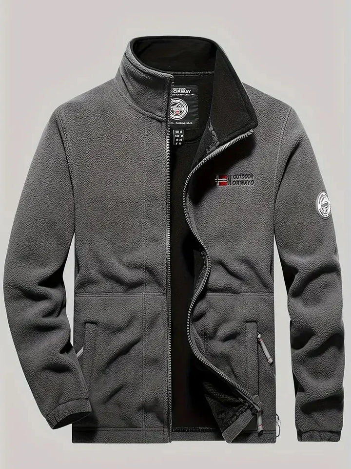 Men's Thermal Fleece Jacket Warm Outdoor Hiking