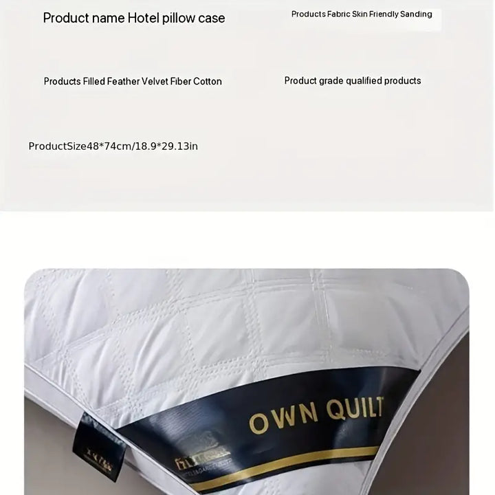 Bed Pillows Set of 2 Hypoallergenic – 3D Fill, Cervical Support & Breathable Cover for Comfortable Sleep