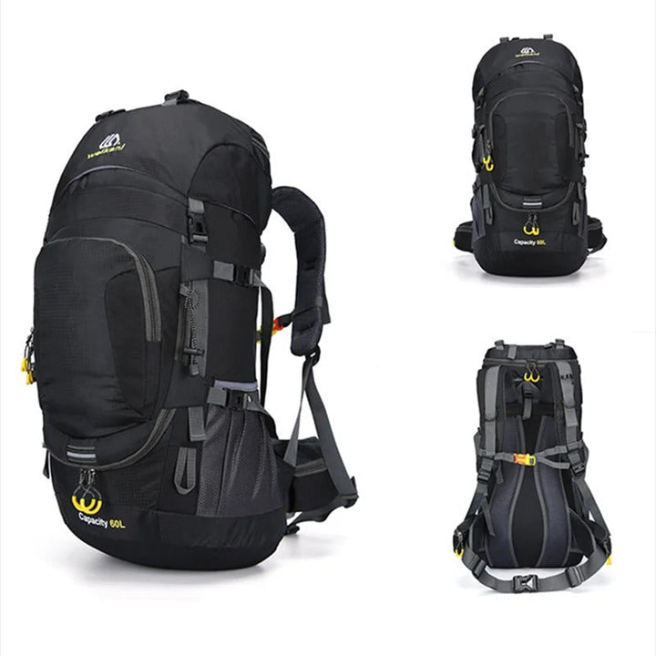 60-Litre Waterproof Hiking Backpack High-Capacity Outdoor Travel Pack