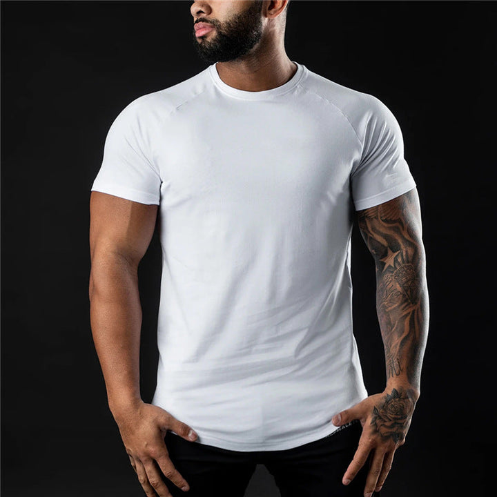 Luca | Men's Slim-Fit Crew Neck Raglan Sleeve T-Shirt