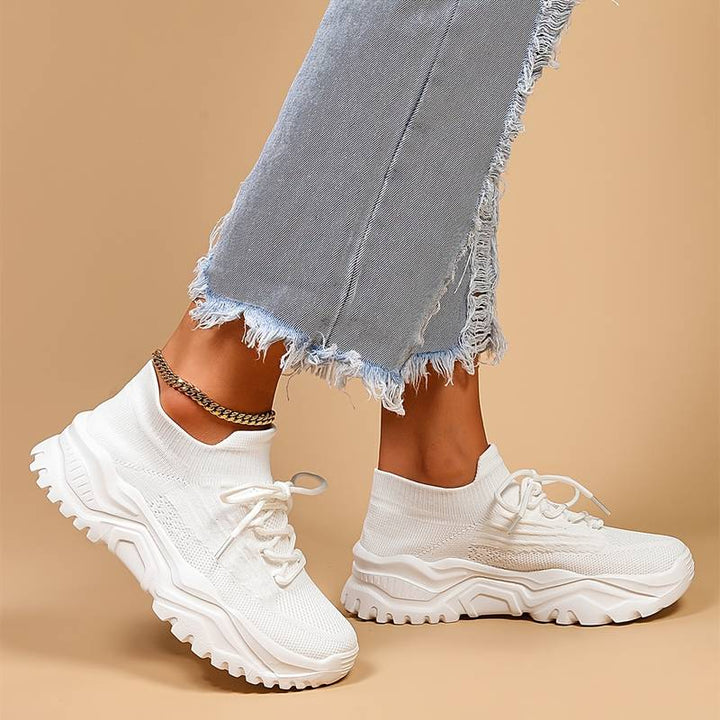 Virelle | Women's Lace-Up Chunky Sole Sneakers