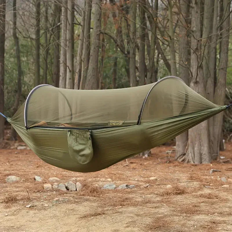 Camping Hammock with Mosquito Net Lightweight Outdoor Single
