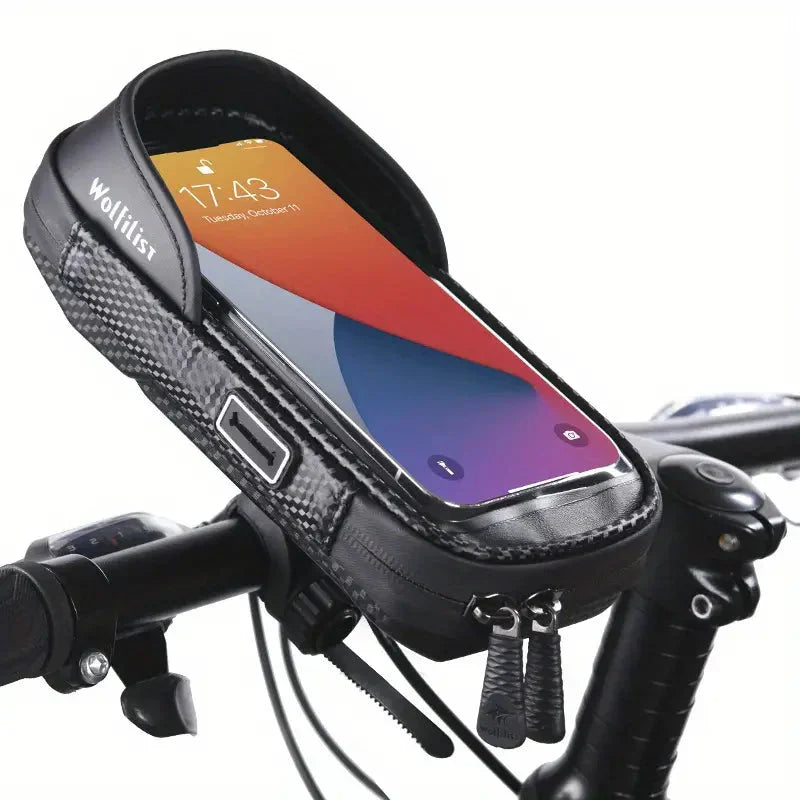 Waterproof Bicycle Phone Mount 360 Rotation Bike Handlebar