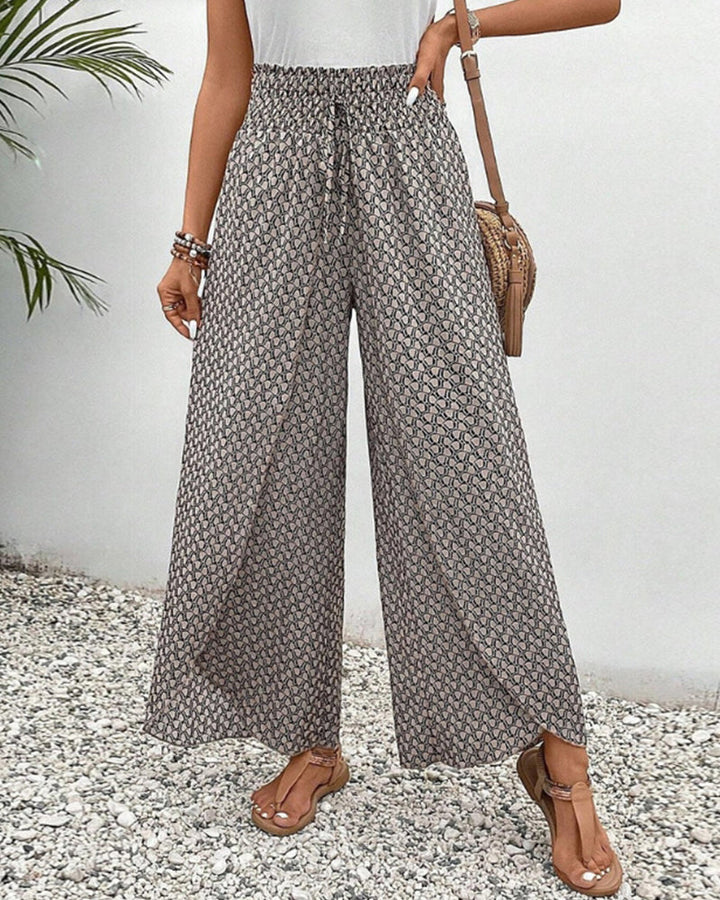 Elira | Women's Boho High-Waist Printed Pants