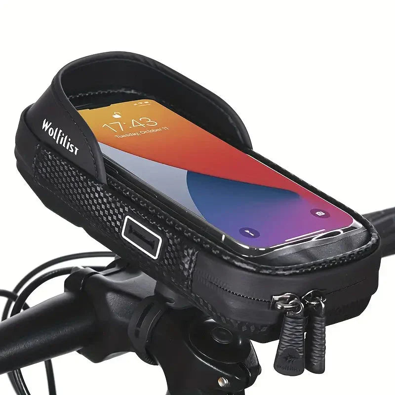 Waterproof Bicycle Phone Mount 360 Rotation Bike Handlebar