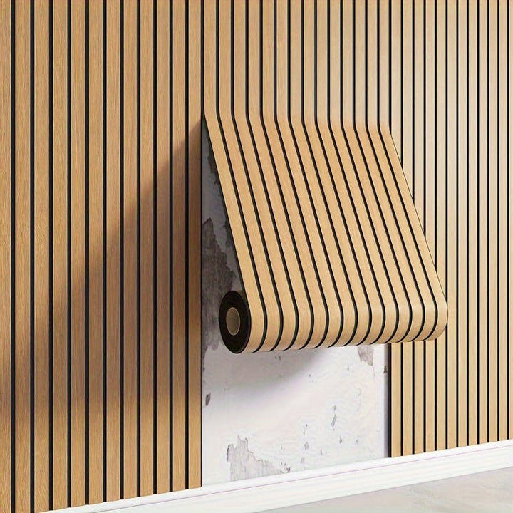 Decorative 3D PVC Wall Panels Wood Look Self-Adhesive – Textured, Water-Resistant & Easy Install, for Home Upgrade
