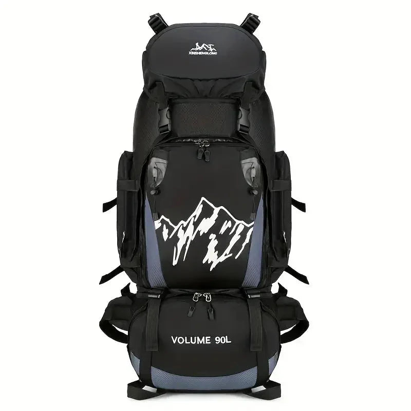 90-Litre Waterproof Hiking Backpack High-Capacity Travel Camping Pack