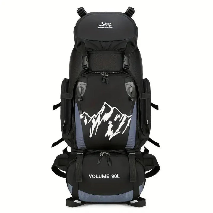 90-Litre Waterproof Hiking Backpack High-Capacity Travel Camping Pack