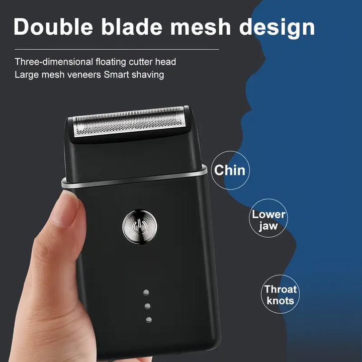 Hair and Beard Trimmer Set 3-Piece Cordless – LED Display, USB Rechargeable & Waterproof, for Men Grooming