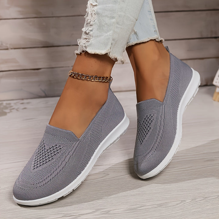 Avery | Women's Breathable Knit Slip On Sneakers