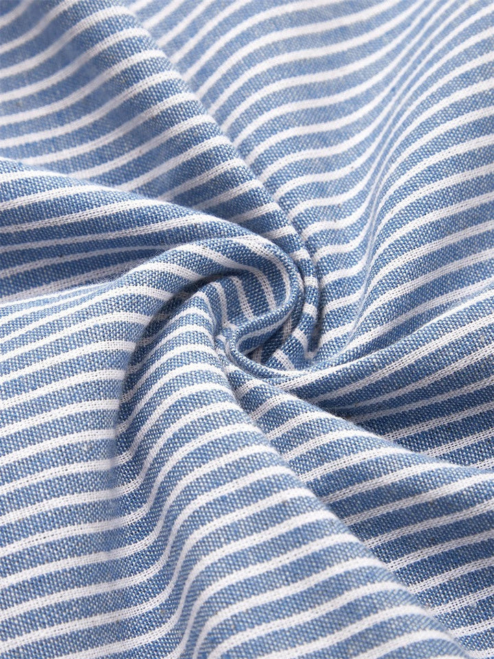 Hannah | Women's Striped A-Line Casual Midi Dress