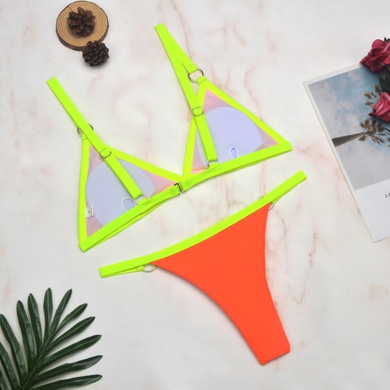 Nerina | Women's Adjustable Strap Triangle Bikini Set